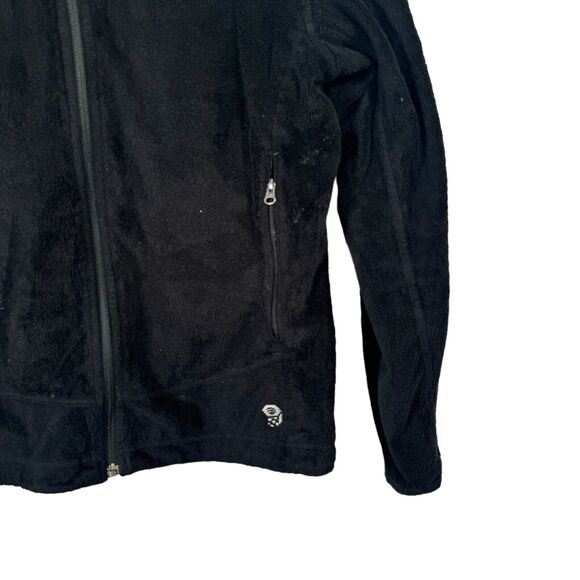Mountain Hardwear Pyxis Black Full Zip Fleece Jacket Lightweight Womens Medium - Picture 2 of 8